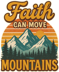 Load image into Gallery viewer, Faith can move Mountains (Retro)
