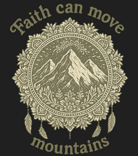 Load image into Gallery viewer, Faith can move Mountains (Boho Mandala)
