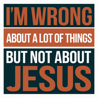 Load image into Gallery viewer, Prayer Journal - I’m wrong about a lot of things but not about Jesu
