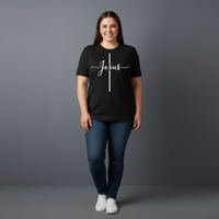 Load image into Gallery viewer, Jesus - Cursive Cross